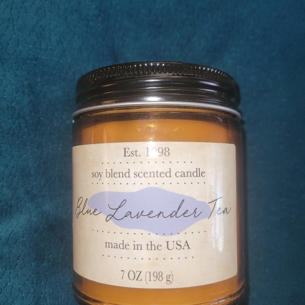 Blue Lavender Tea Scented Candle